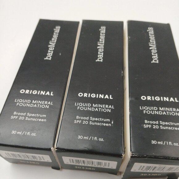 Bare Minerals - Liquid Mineral Foundation - Neutral Deep 29 - Lot Of 3 Any que - Picture 3 of 8